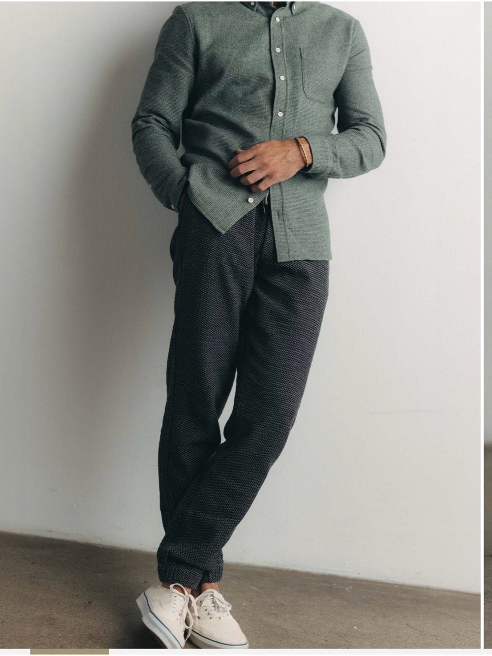 Taylor Stitch The Après Pant in Charcoal Sashiko